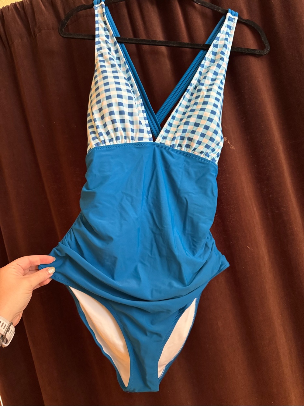Cupshe Royal Blue One-Piece Swimsuit